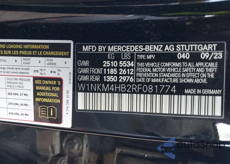 2024 Mercedes-Benz Glc 300 4Matic Suv from USA, damaged, VIN W1NKM4HB2RF081774